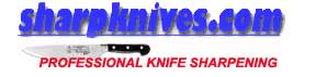 Professional knife sharpening by mail