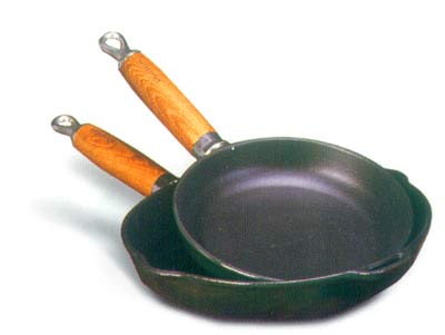French Enameled cast iron Fry Pan