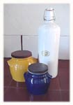 French Oil and vinegar jars, oil dispenser