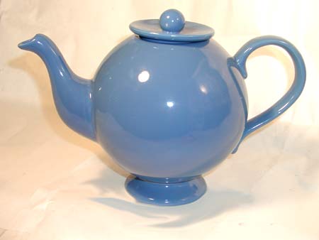 Blue tea pot